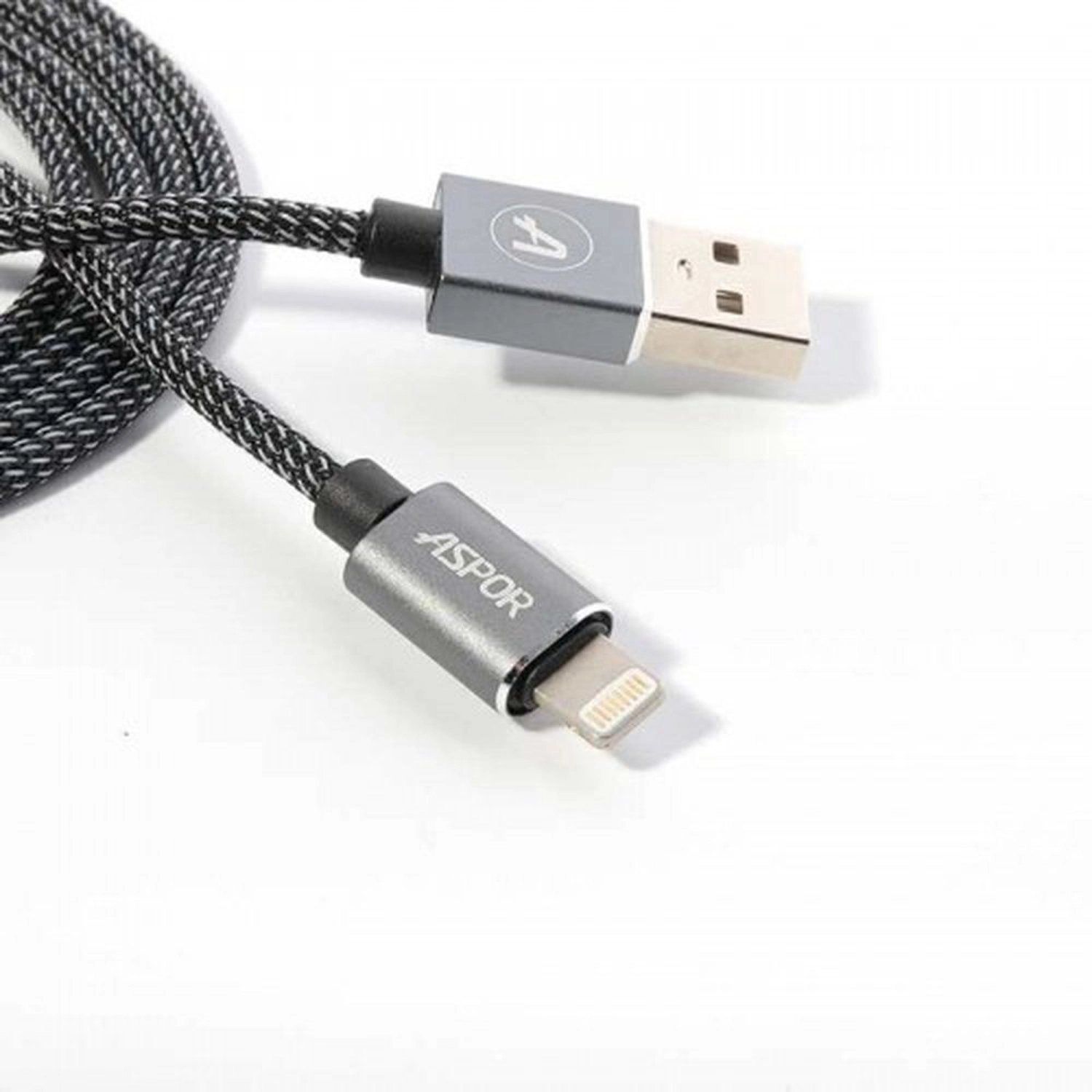 Aspor Lightning Cable USB Type-A to Lightning 1.2m