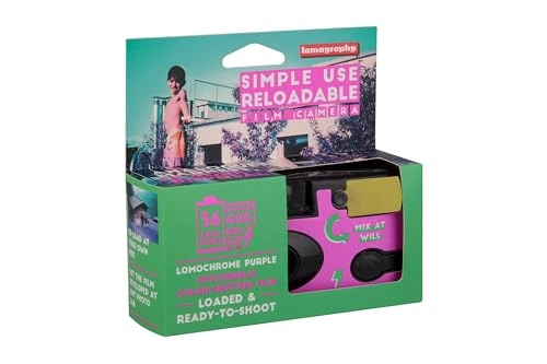 Simple Use Reloadable Film Camera - LomoChrome Purple 35mm