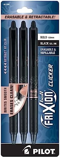 Pilot 2Frixion Clicker - 3 pack 1. 0 mm