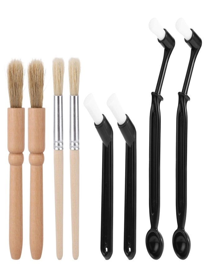 goktvai Coffee Cleaning Brush Set - 8pcs Long Handle