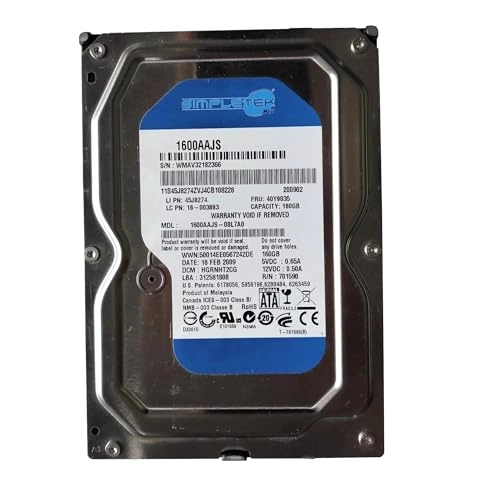 (Refurbished) 3.5" 5400rpm Serial ATA (SIM - ART - 0070) - 160GB