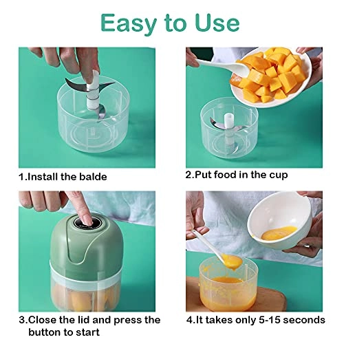 Mini Garlic Chopper - 250ml 23W