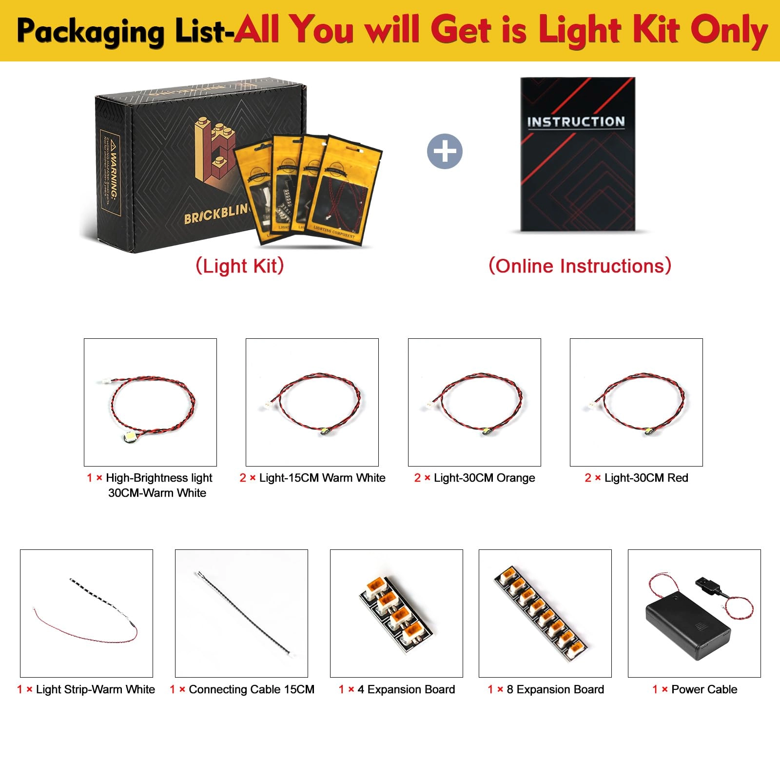 Led Light Set - Compatible with 42203 Blue