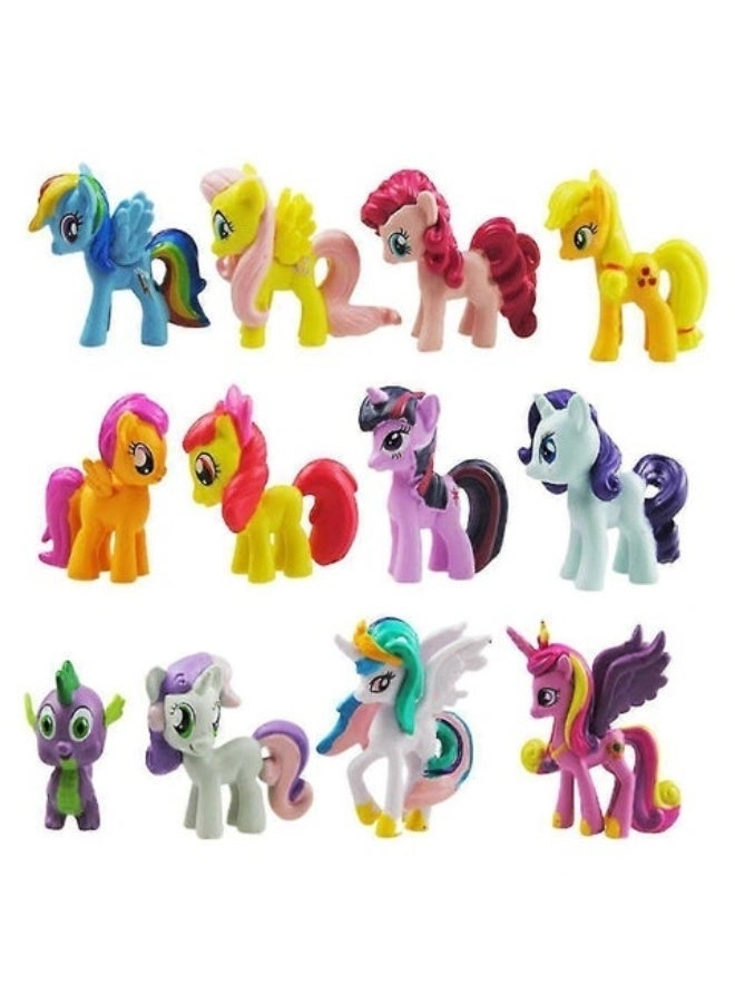 Mini Pony Figures - 3 yr(s) 12 pcs