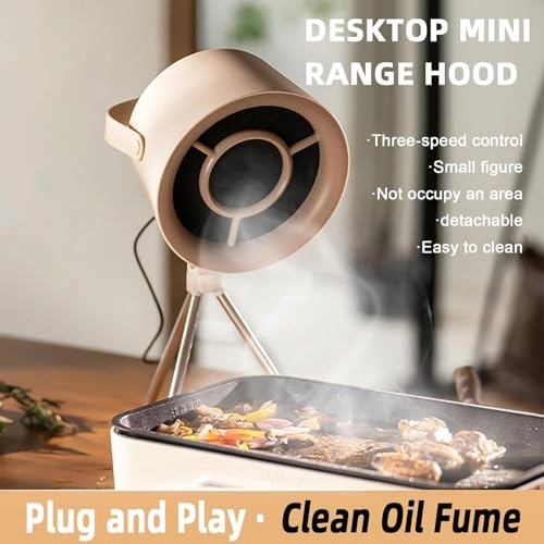 Desktop Cooker Hood - 3 Speed Portable Type C