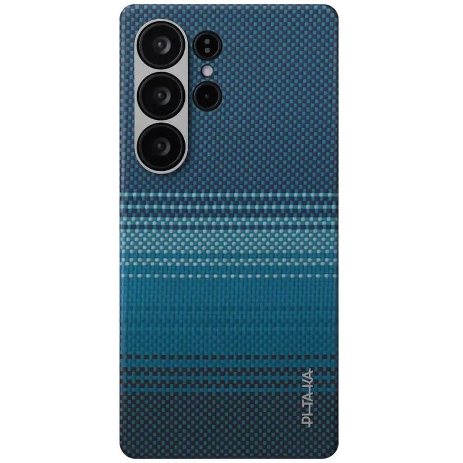 Tactile Woven Back Cover Mobile Case with MagSafe for Samsung Galaxy S25 Ultra