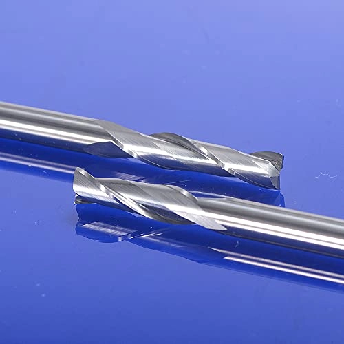 Straight Router Bits Set - 1.0mm 1.5mm 2.0mm 2.5mm 3.175mm 1/8 Inch