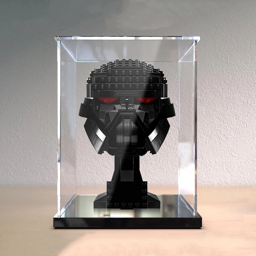 Shengor Acrylic Display Stand - 20 x 20 x 25 cm Black