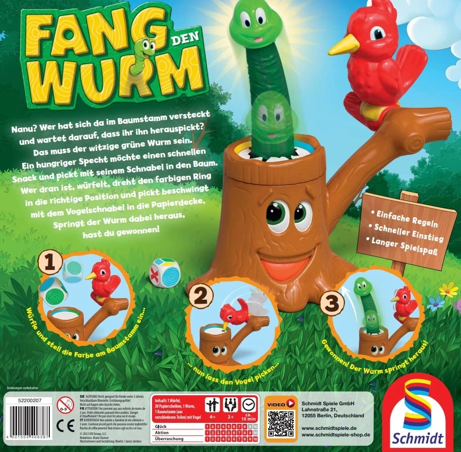 Fang den Worm - from 4 years 1 pieces