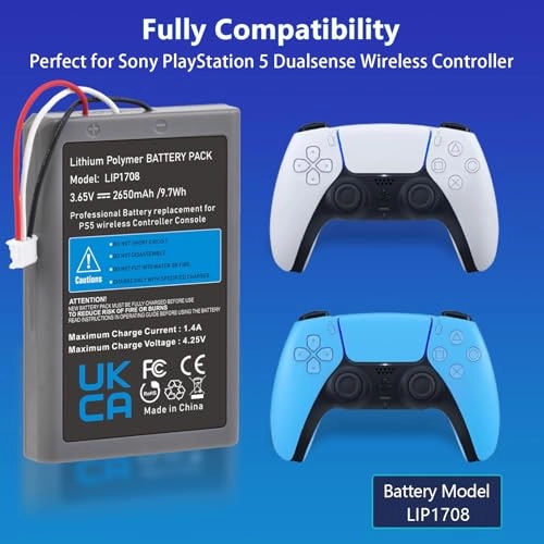 PS5 Controller Battery - Wireless Sony Playstation 5 PS5