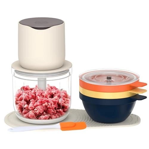 Multifunctional Vegetable Chopper - 240ml built-in 2*1500mAh battery