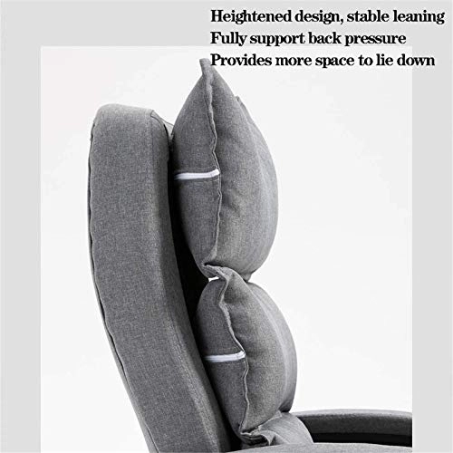 Reclining Chair - Fabric Cotton Black