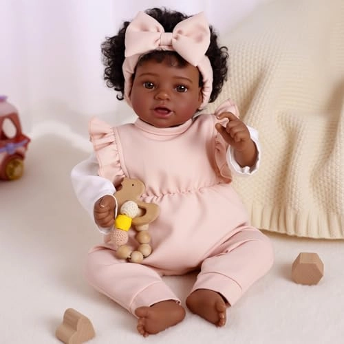 JUSS001RXWA-TC - Lifelike Reborn Doll Vinyl White and Blue