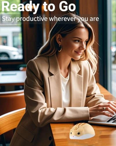 Hamster Shape Optical Mouse - Wireless