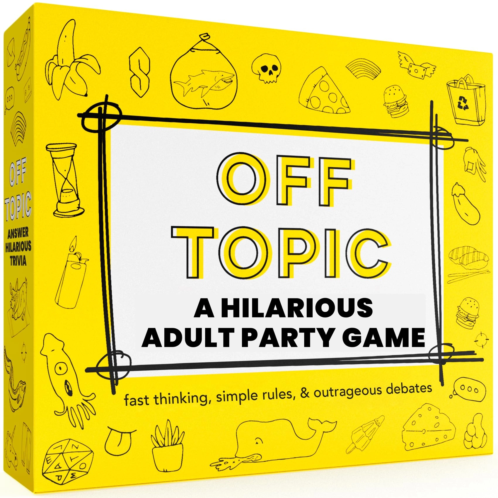 Off Topic Card Game - for Those Slightly Off - 15 years and up