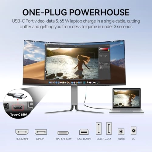 Ultrawide Curved Monitor - 3440x1440 34 Inch