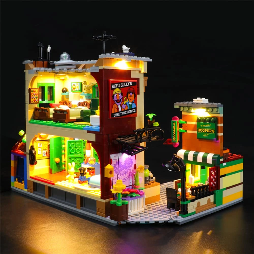 GEAMENT LED Light Kit for LEGO Ideas Sesame Street 21324