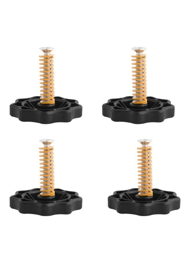 NIBEMINENT (Used) Hand Twist Leveling Nut - 40mm + Heated Bed Spring + M4 Screw - 40mm M4