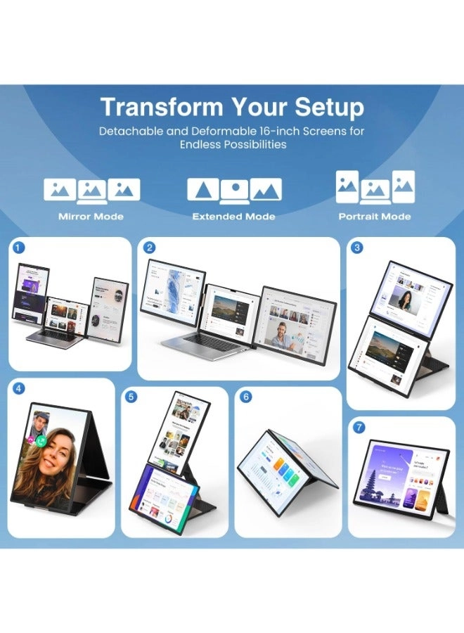 Portable Laptop Monitor Extender - V2-N2 16.1 Inches 1920 x 1200