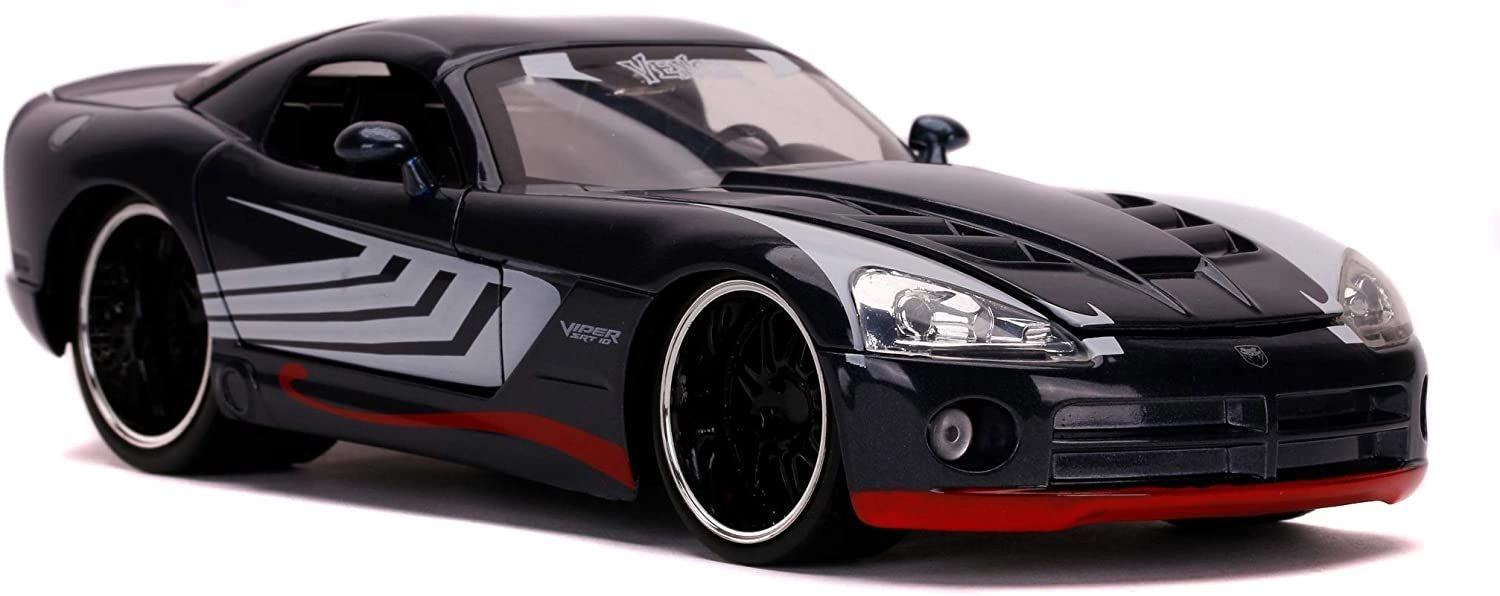 Marvel Venom 2008 Dodge Viper with Venom Figure - 1:24
