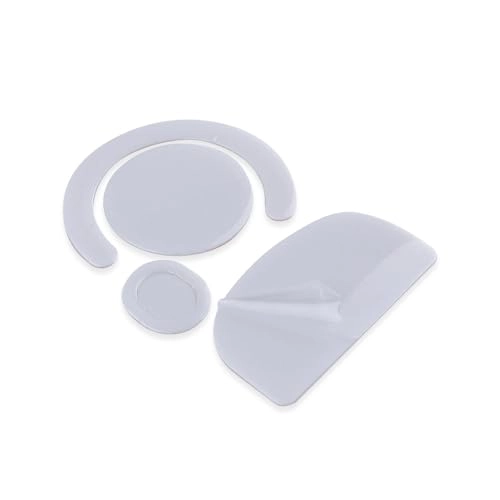 Rounded Curved Edges Mouse Skatez - 2 Sets Gray