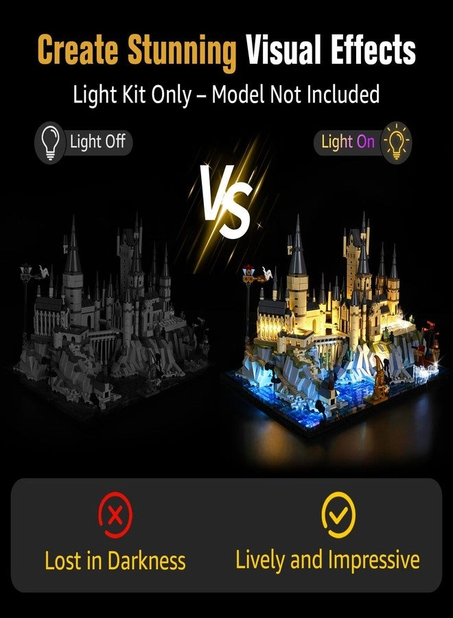 Light Up Kit for Lego Castle and Grounds (76419) - Hogwarts Harry Potter
