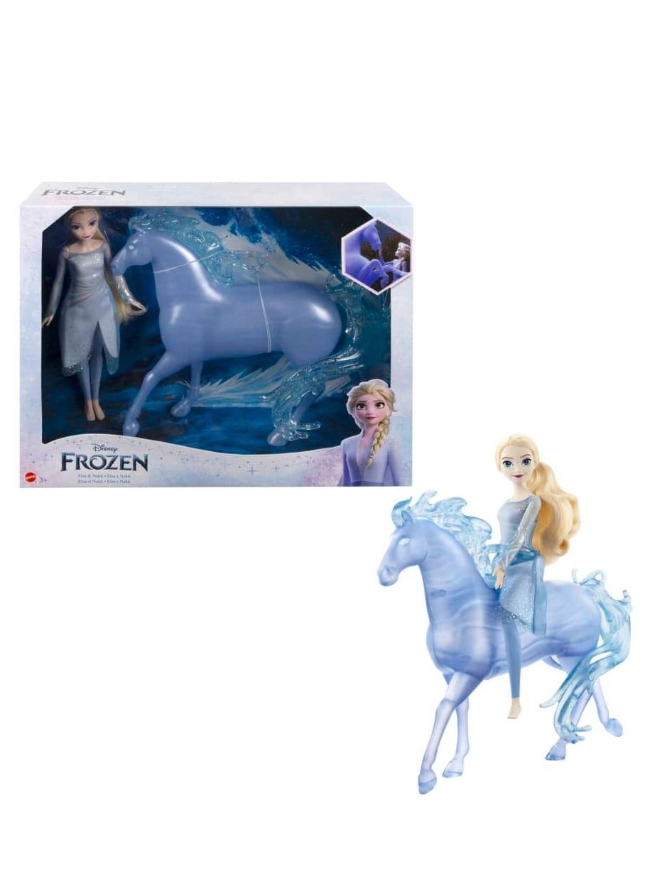 Mattel Games Elsa Fashion Doll - Frozen + Nokk Horse