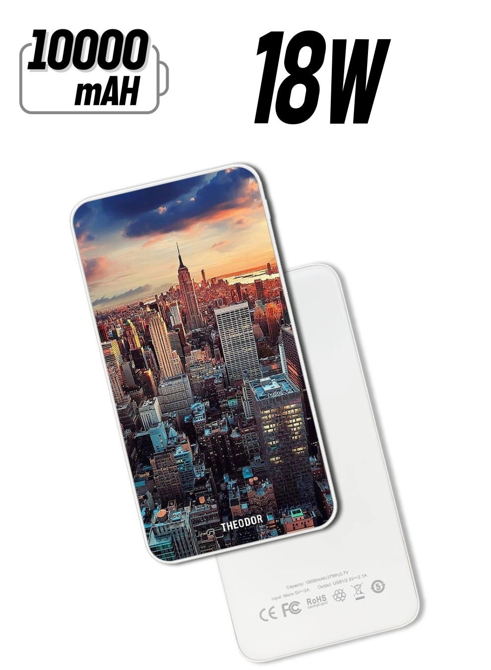 Theodor EX_PPBA389 - 10000 mAh 18W