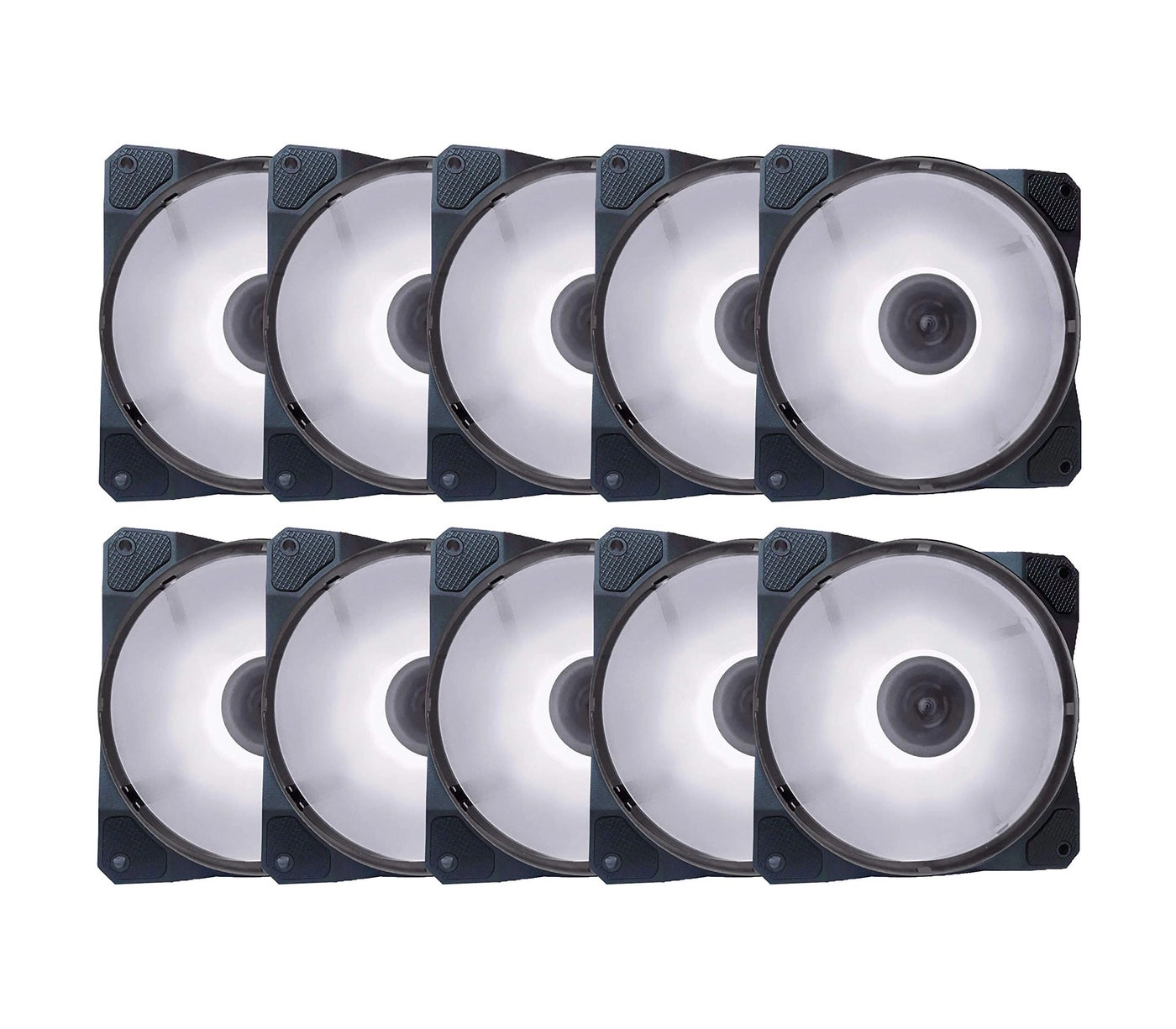 Apevia CO1012L-RD Cosmos - 120mm 10 Pk