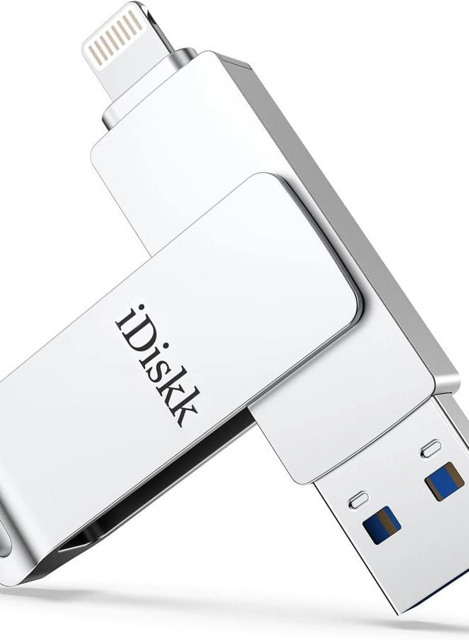 iDiskk Photo Stick - USB 3.0 Lightning USB-C 128GB