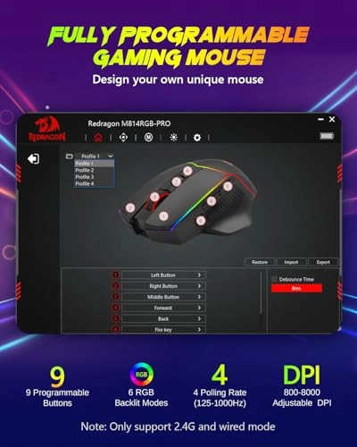 Gaming Mouse M814 - Wireless