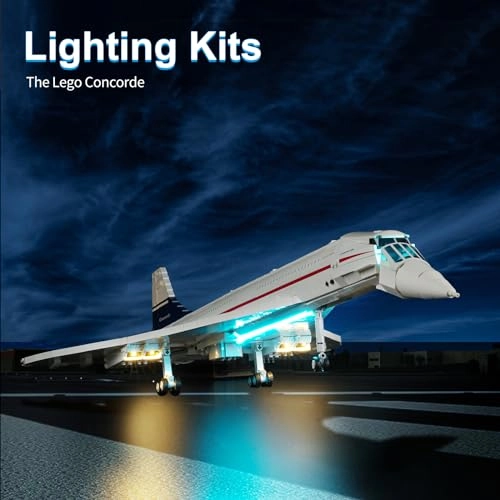 LED light kit for LEGO 10318 Concorde - Plastic 1
