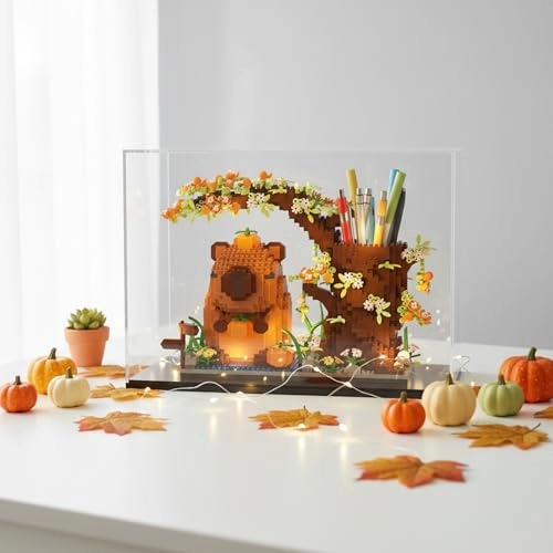 Capybara Pen Holder Building Block Set - 1880 pcs