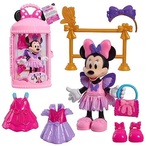 Minnie Mouse Fabulous Fashion Ballerina Doll - 6-inch Plastic Ballet Ages 3+