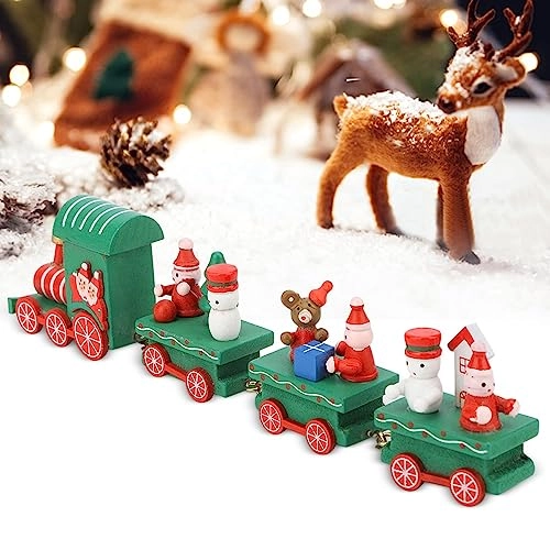 Wooden Christmas Train - 18 months - 3 years