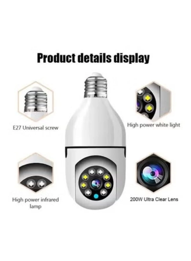 Light Bulb Security Camera 1080P