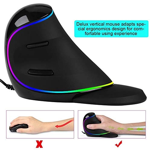 Vertical Ergonomic Mouse - USB