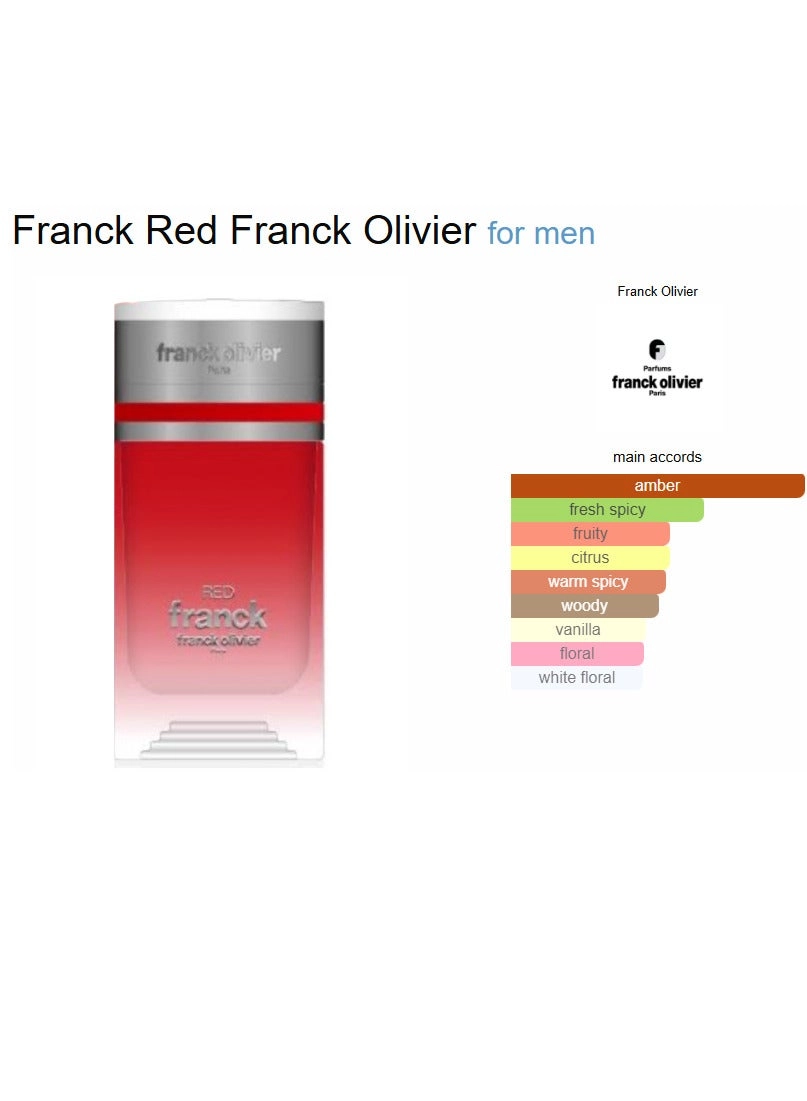 Franck Red Eau de Toilette 75 ml