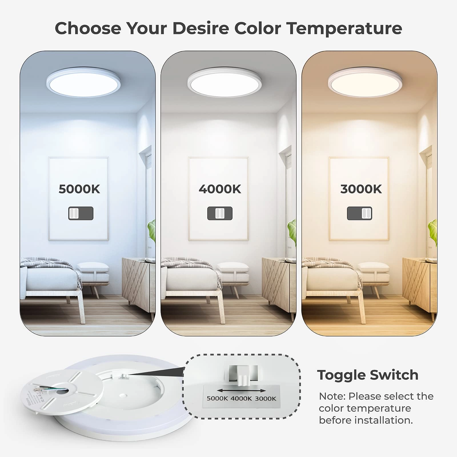 LS-CL-G2 - 3000K 4000K 5000K Dimmable