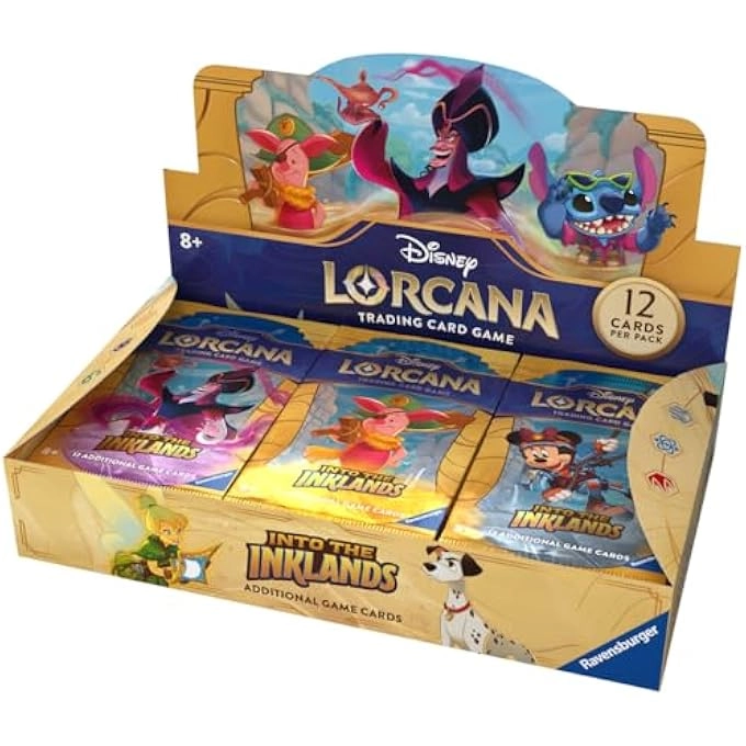 DISNEY LORCANA TRADING CARD GAME - Set of 3 Booster Display 24pcs