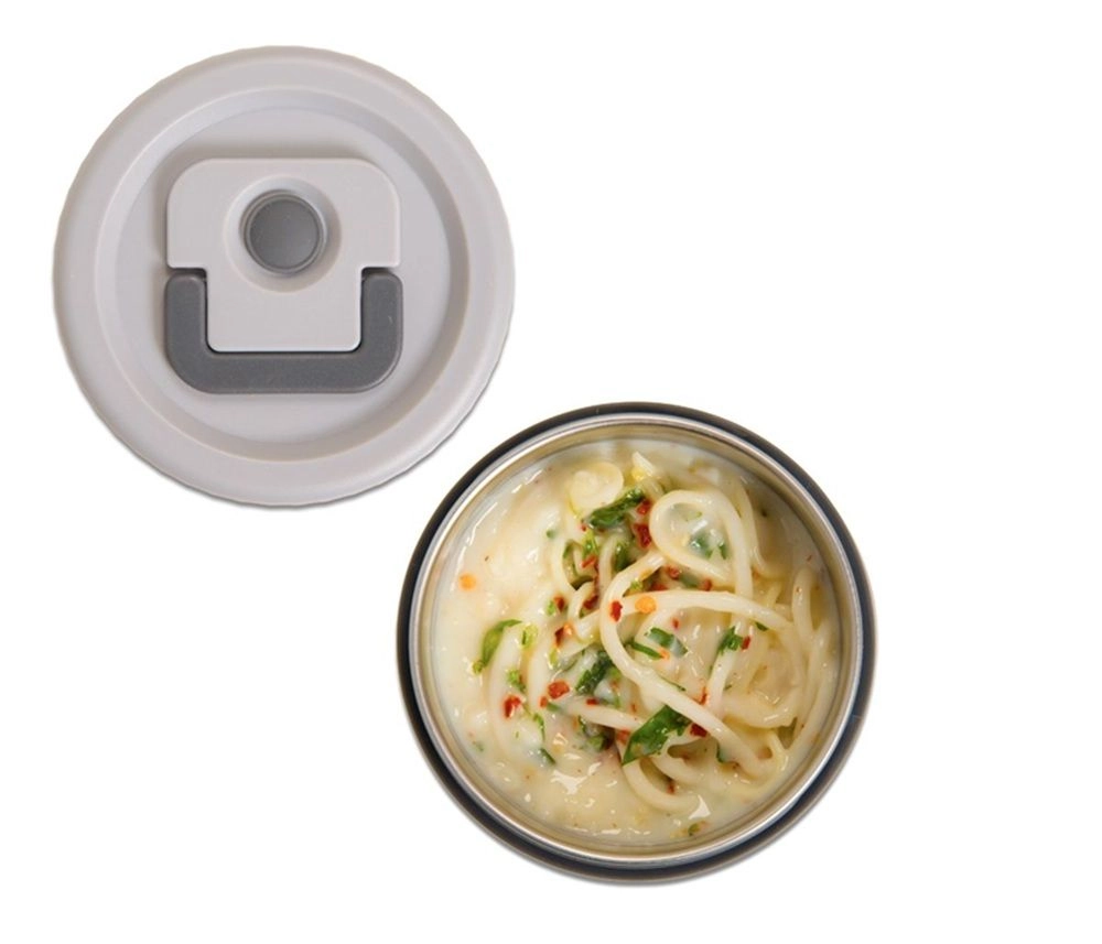 Bento Lunch Box With Steel Food Jar - Think Big Blush 1.74L