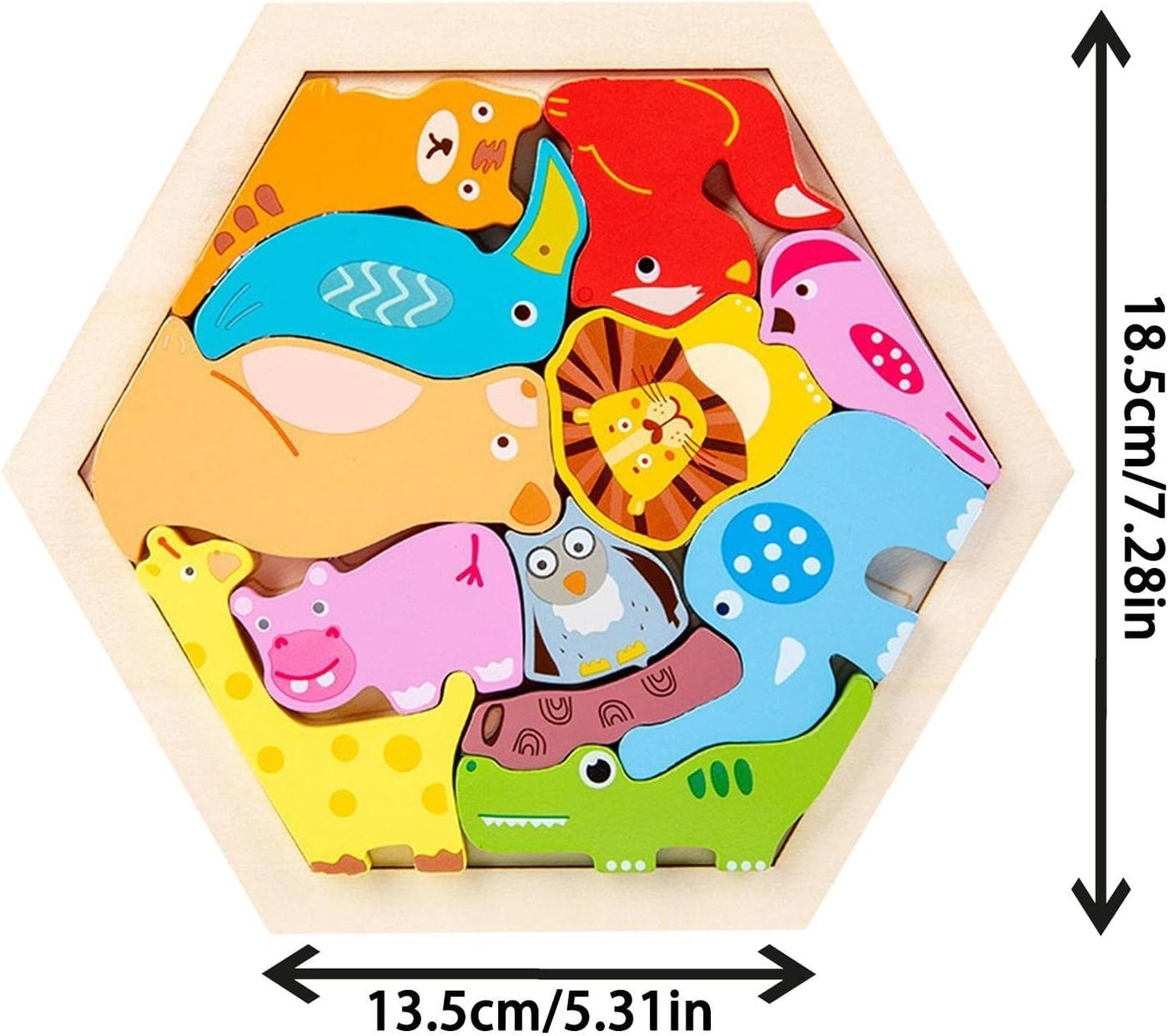 Stacking Puzzle Game - 3 pcs