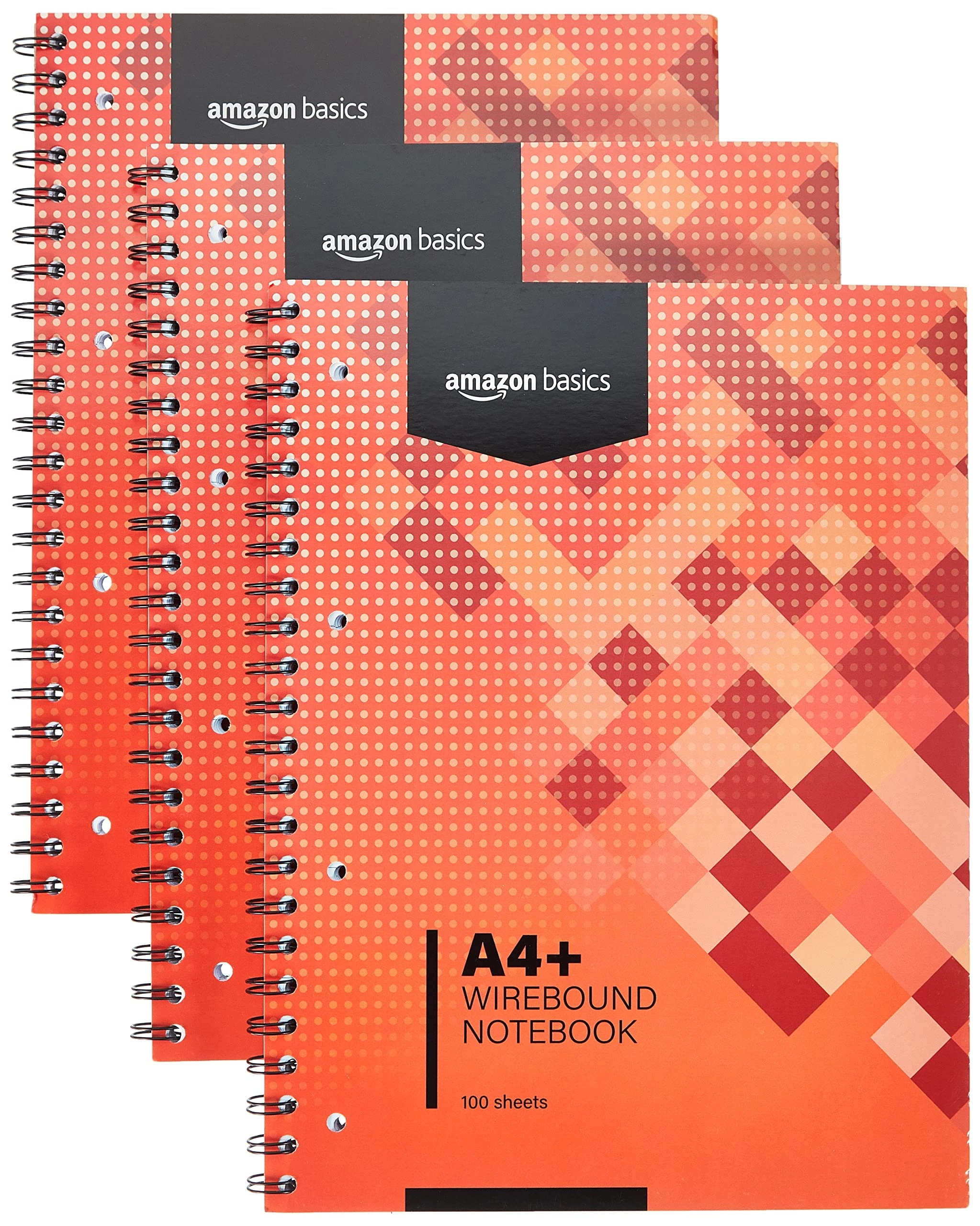 Amazon Wirebound Notebook A5 Spiral - Lined 200 Pages