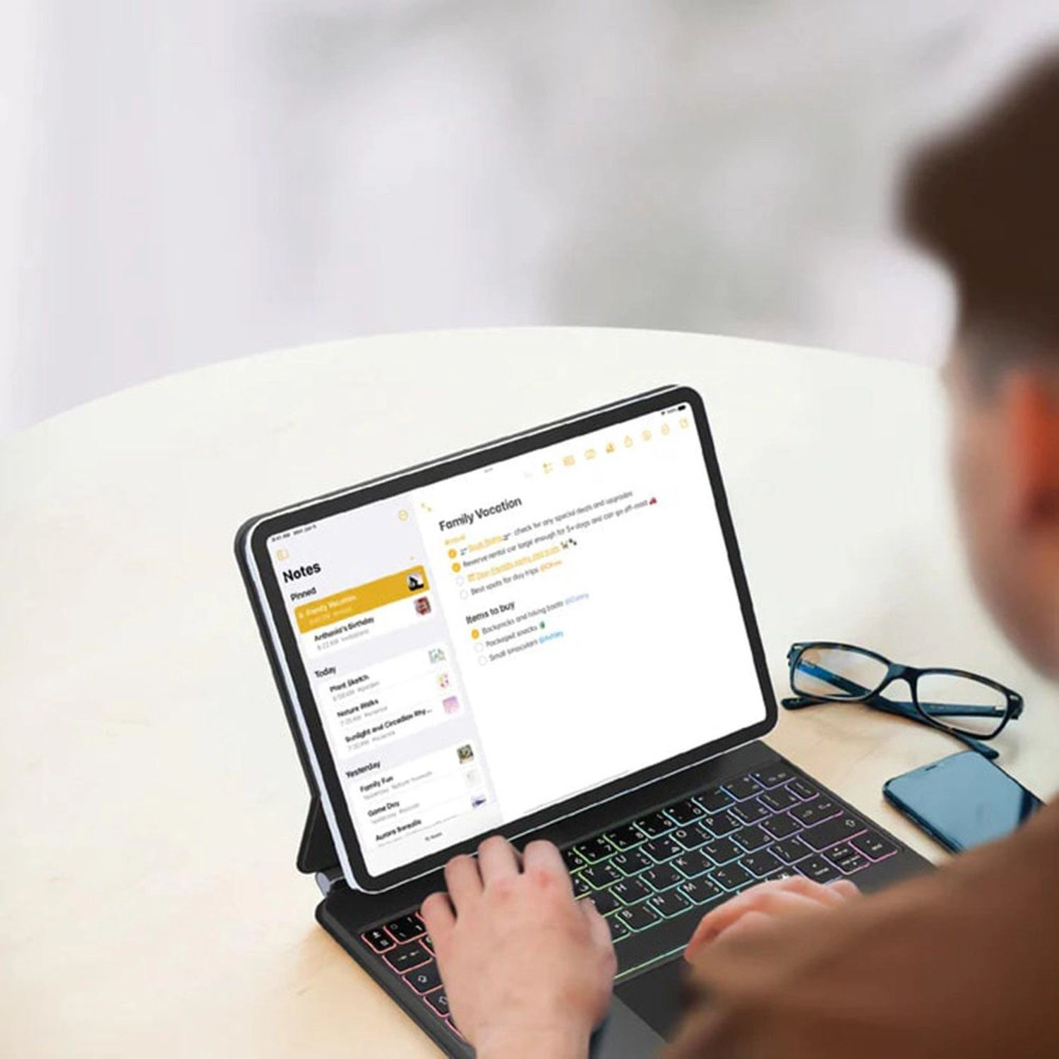 Keyboard Case with Trackpad for iPad Pro 13-inch