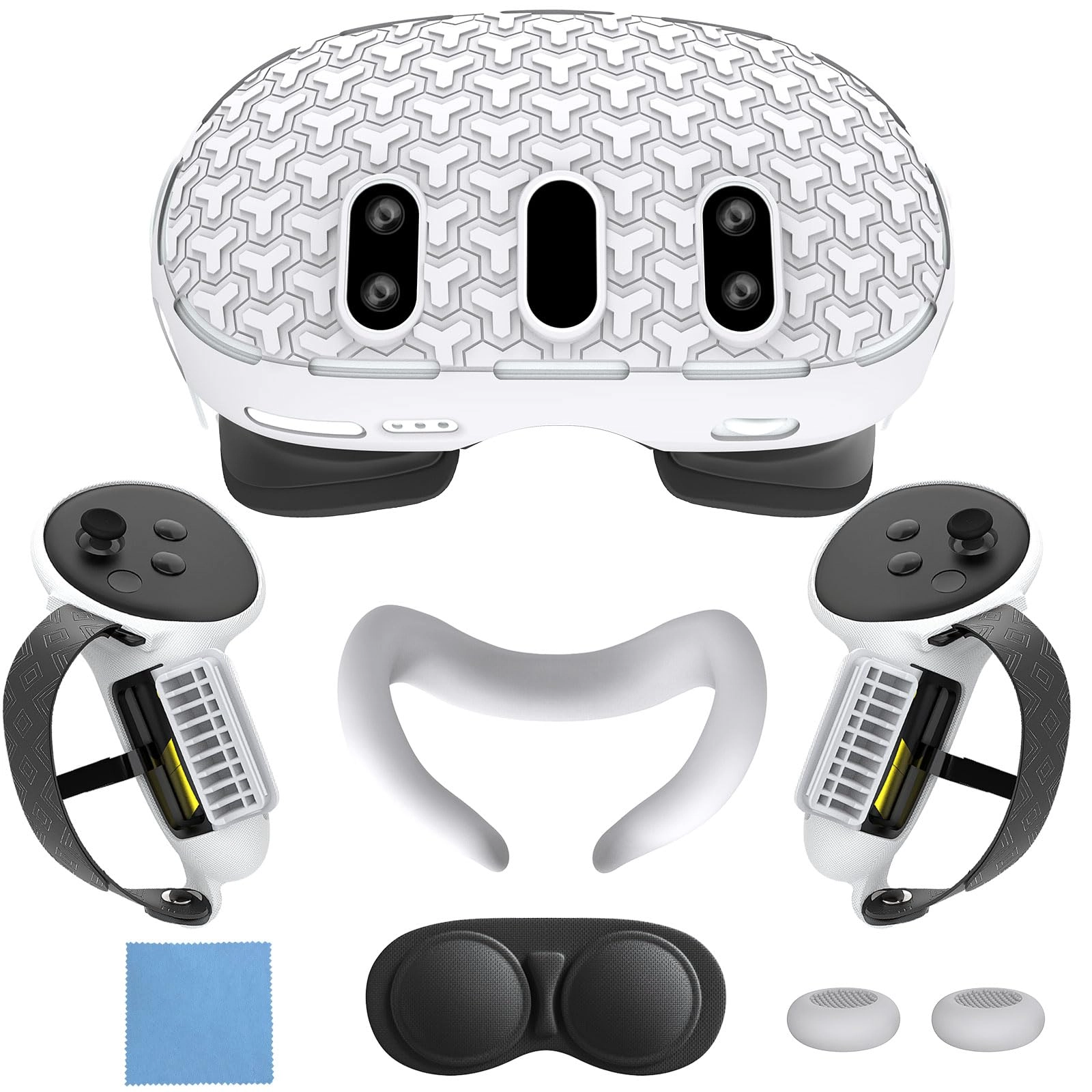 MTomatoVR Quest 3 - Protective Cover White Set