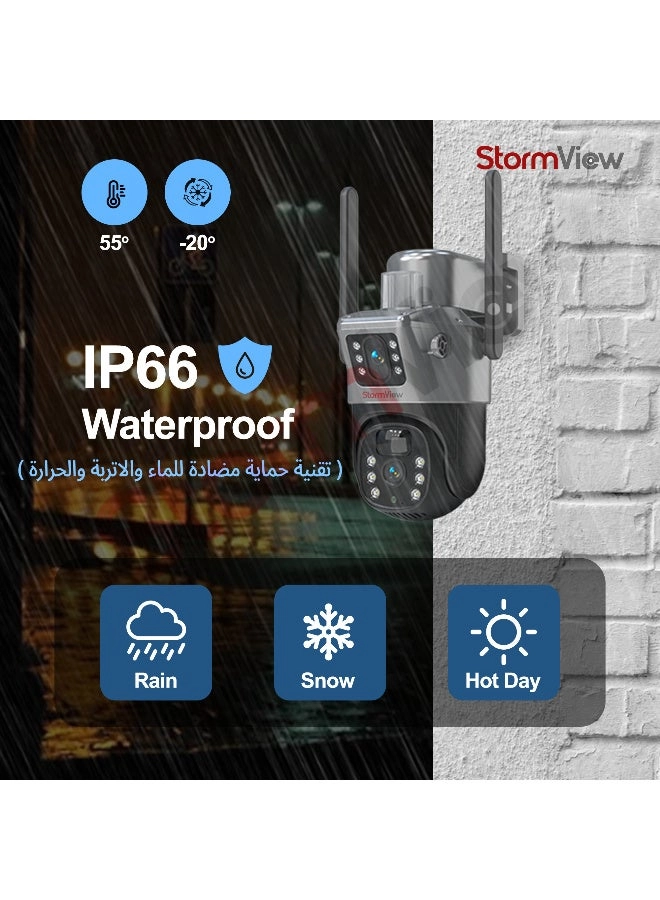 Solar WiFi Security Camera 2K