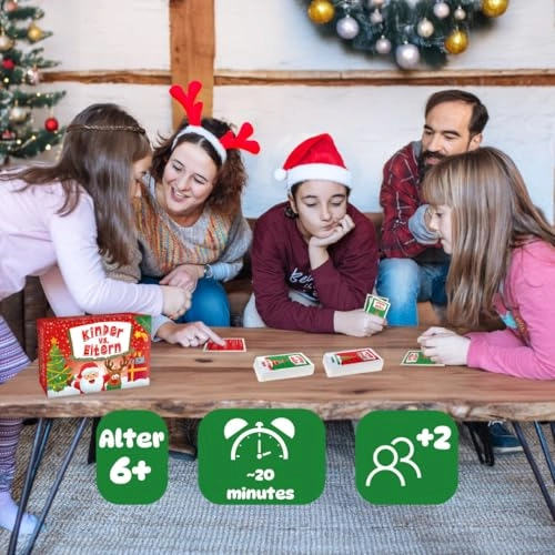 Kinder Contra Parents - The Magic of Christmas Card Game