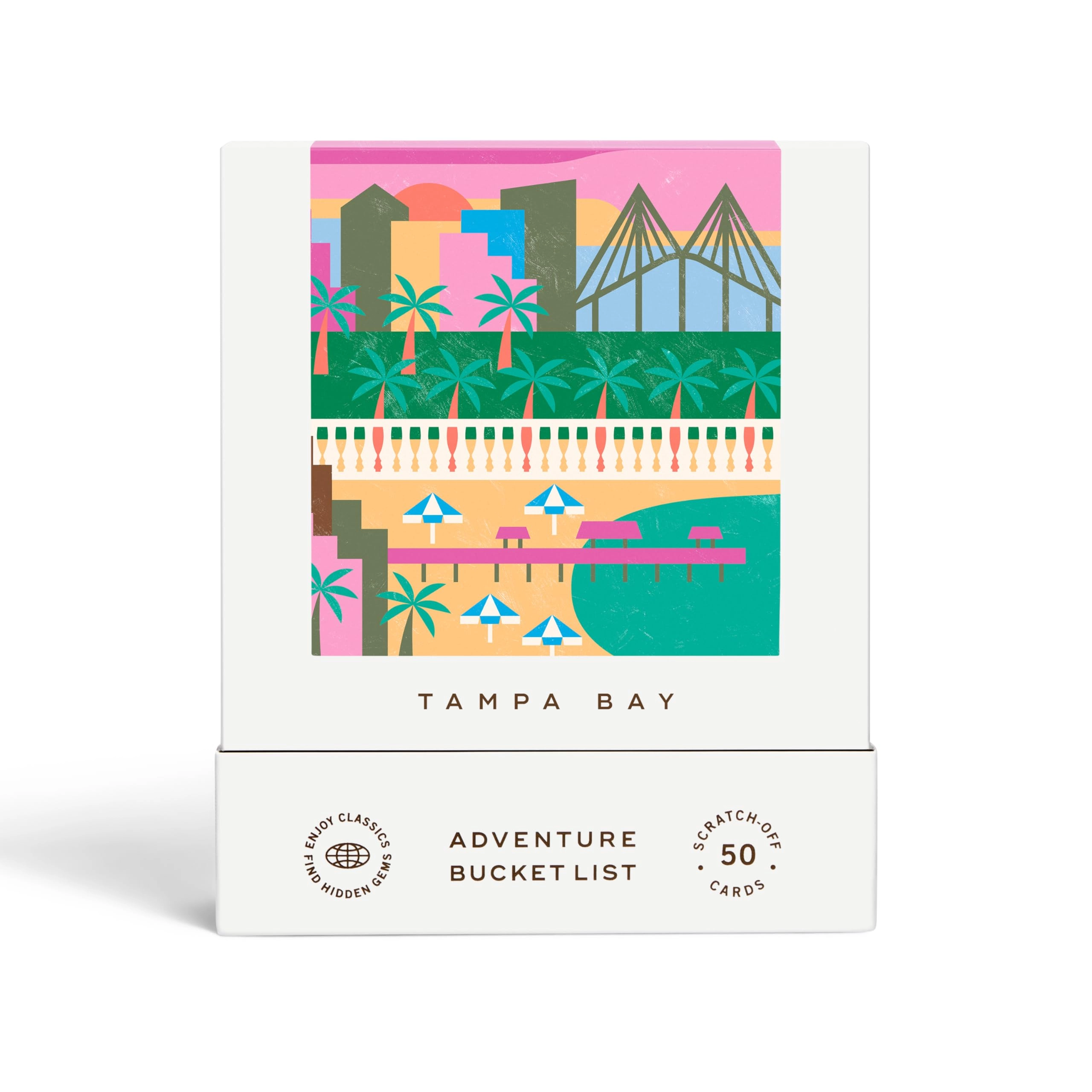 Reach International Outfitters Tampa Adventure Bucket List - 50 Scratch-Off Cards