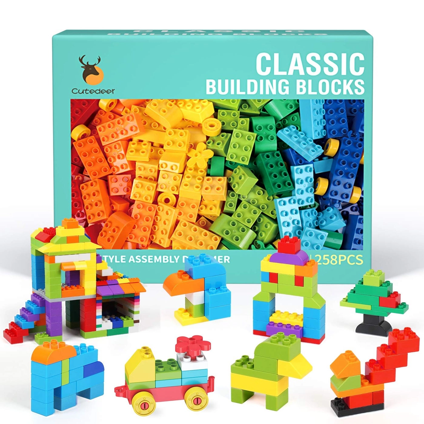 Big Building Blocks Set - 258pcs