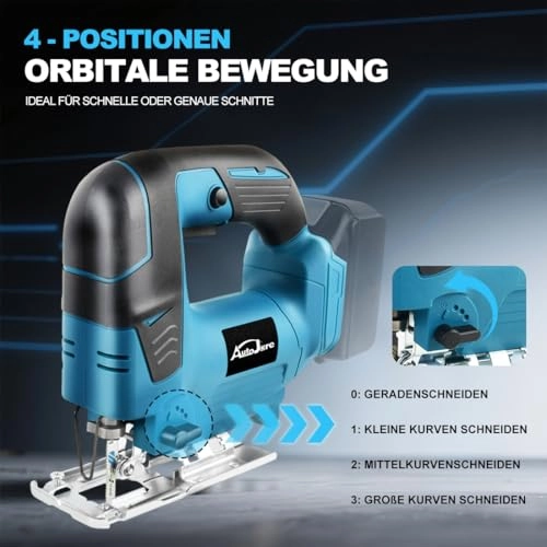 Cordless Jigsaw - Brushless 18V 10 blades